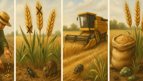 هر آنچه باید درباره کاهش ضایعات گندم بدانید + محاسبه گر