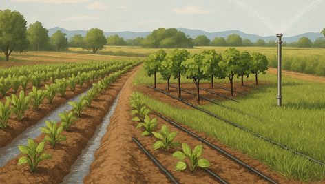انتخاب بهترین سیستم های آبیاری با توجه به شرایط منطقه ای و کیفیت آبیاری