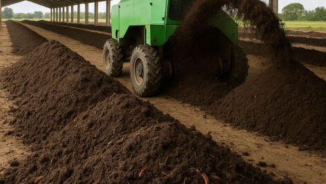 تولید کود ورمی کمپوست