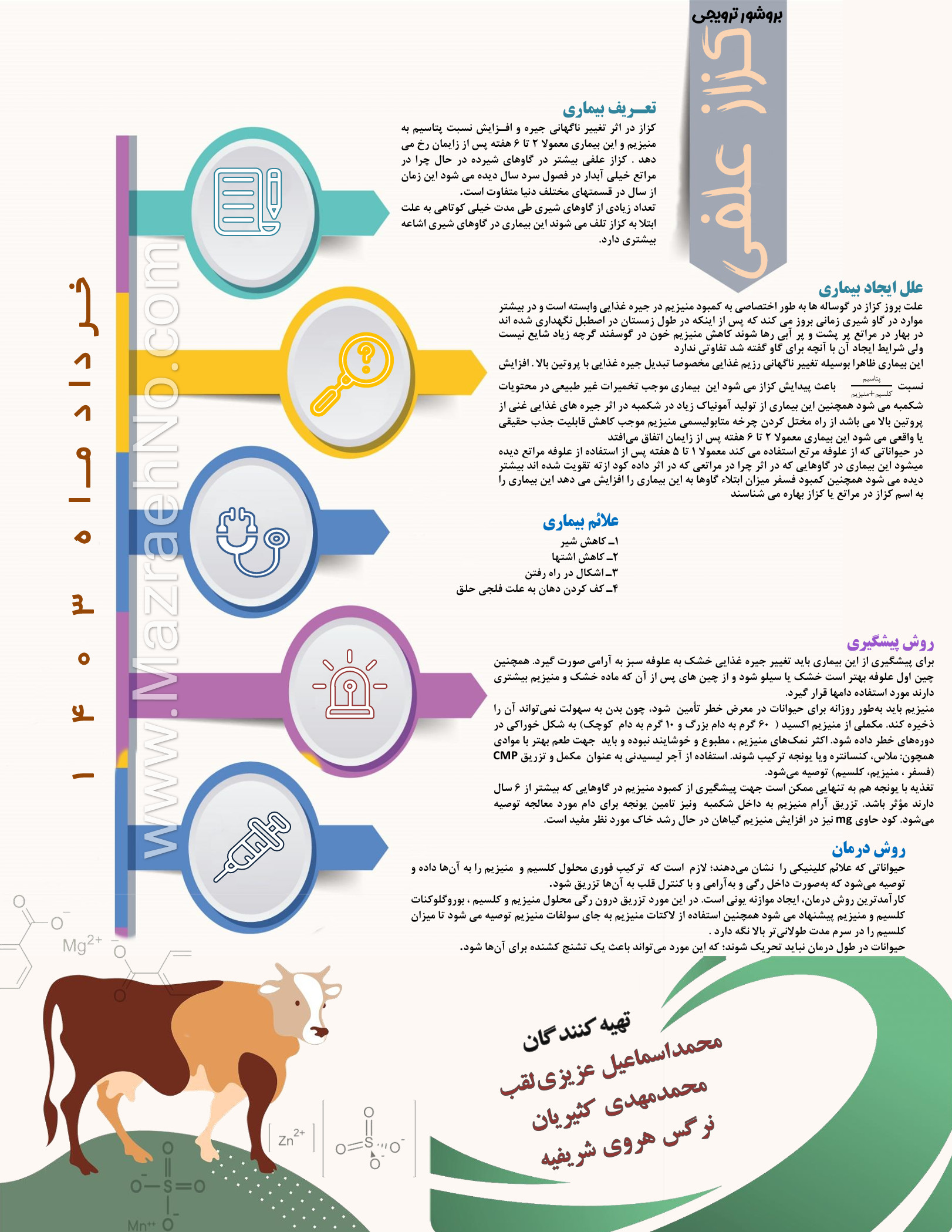 بیماری کزاز علفی گاو