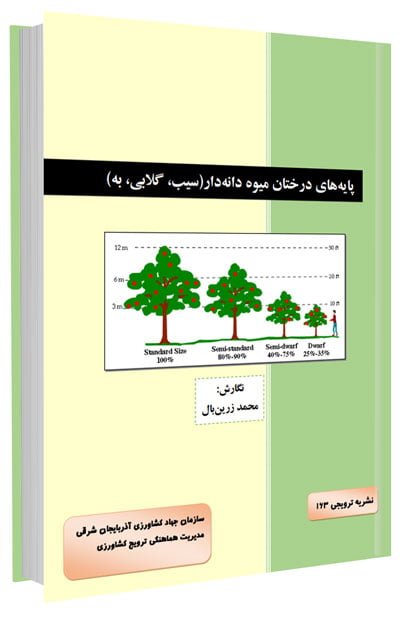 کتاب پایه های درختان میوه دانه دار (سیب، گلابی، به)