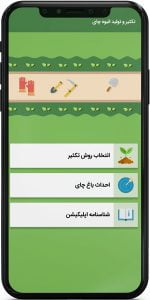 اپ اندروید تکثیر و تولید انبوه چای