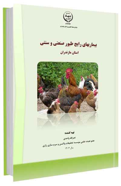کتاب بیماری های رایج طیور صنعتی و سنتی 