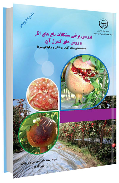 دانلود مجموعه جامع آموزش پرورش انار 2 کتاب بررسی برخی مشکلات باغ های انار و روش های کنترل آن
