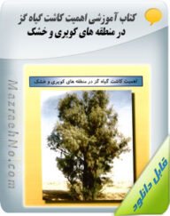 کتاب اهمیت کاشت گیاه گز در منطقه های کویری و خشک