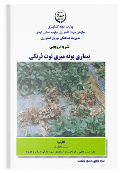 کتاب بیماری بوته میری توت فرنگی