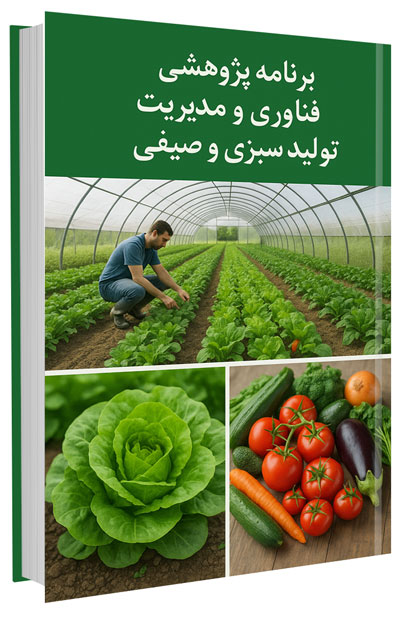 کتاب برنامه پژوهشی فناوری و مدیریت تولید سبزی و صیفی