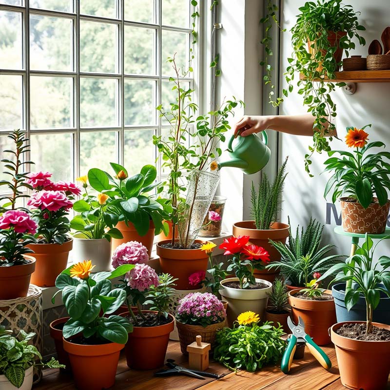 راهنمای جامع نگهداری از گل و گیاهان زینتی در منزل