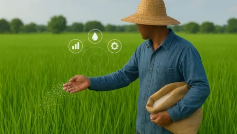 مدیریت مصرف بهینه کود در کشت برنج