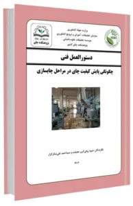 کتاب دستورالعمل فنی چگونگی پایش کیفیت چای در مراحل چایسازی