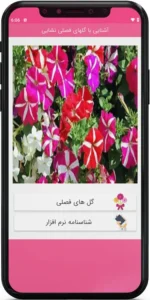 اپ اندروید آشنایی با گل های فصلی نشایی