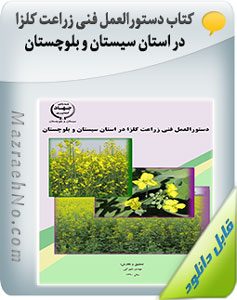 کتاب دستورالعمل فنی زراعت کلزا در استان سیستان و بلوچستان