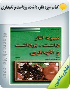 کتاب میوه انار داشت، برداشت و نگهداری