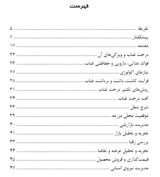 بسته کارآفرینی ترویج کشت و پرورش عناب