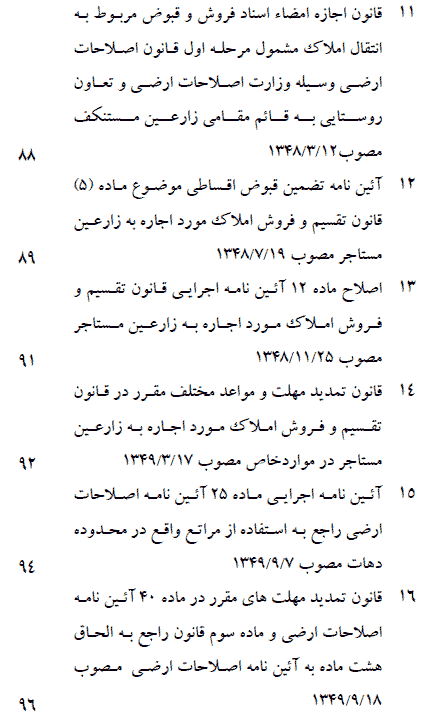 فهرست مطالب کتاب