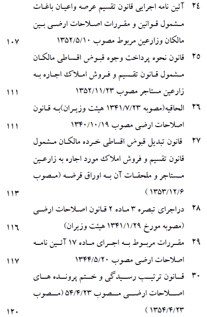 فهرست مطالب کتاب